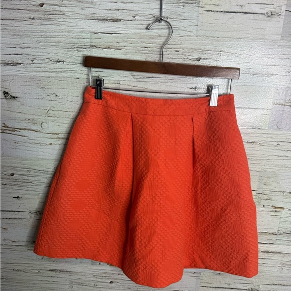 Trina Turk Vibrant Orange skirt with pockets a line size 2 - Picture 1 of 5